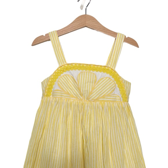 Tahari Lemon Slice Girls Dress Soft Cotton Tiered Flowy Size 4T - Picture 6 of 14